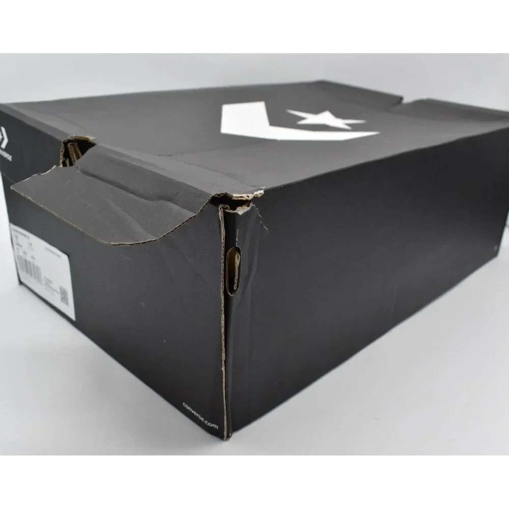 Converse Mens 12 Chuck‎ Taylor All Star Black Grey Patchwork High Top Sneakers